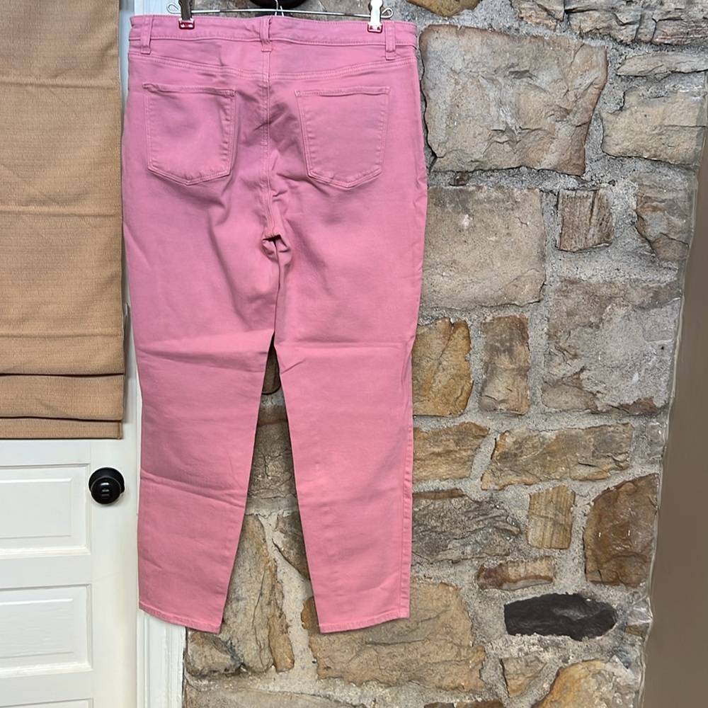 Pink Talbots Slim Ankle Jeans - Picture 2 of 6